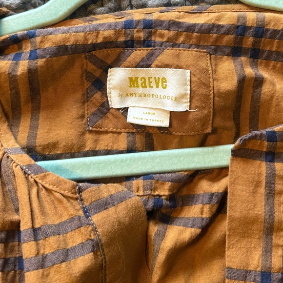 Anthropologie Maeve Somerset Plaid Maxi Dress - Picture 7 of 8